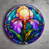Iris Circular Glass Suncatcher Worktop Saver